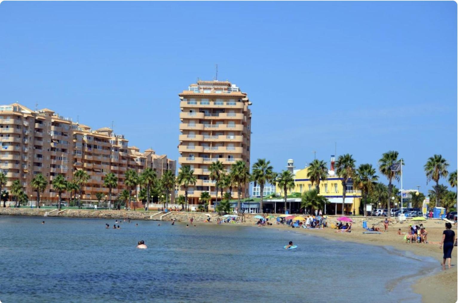 Lmha02 Villas De Frente Marino La Manga Bagian luar foto